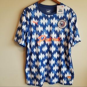 Puma Showdown Jersey Blue/White Size XL